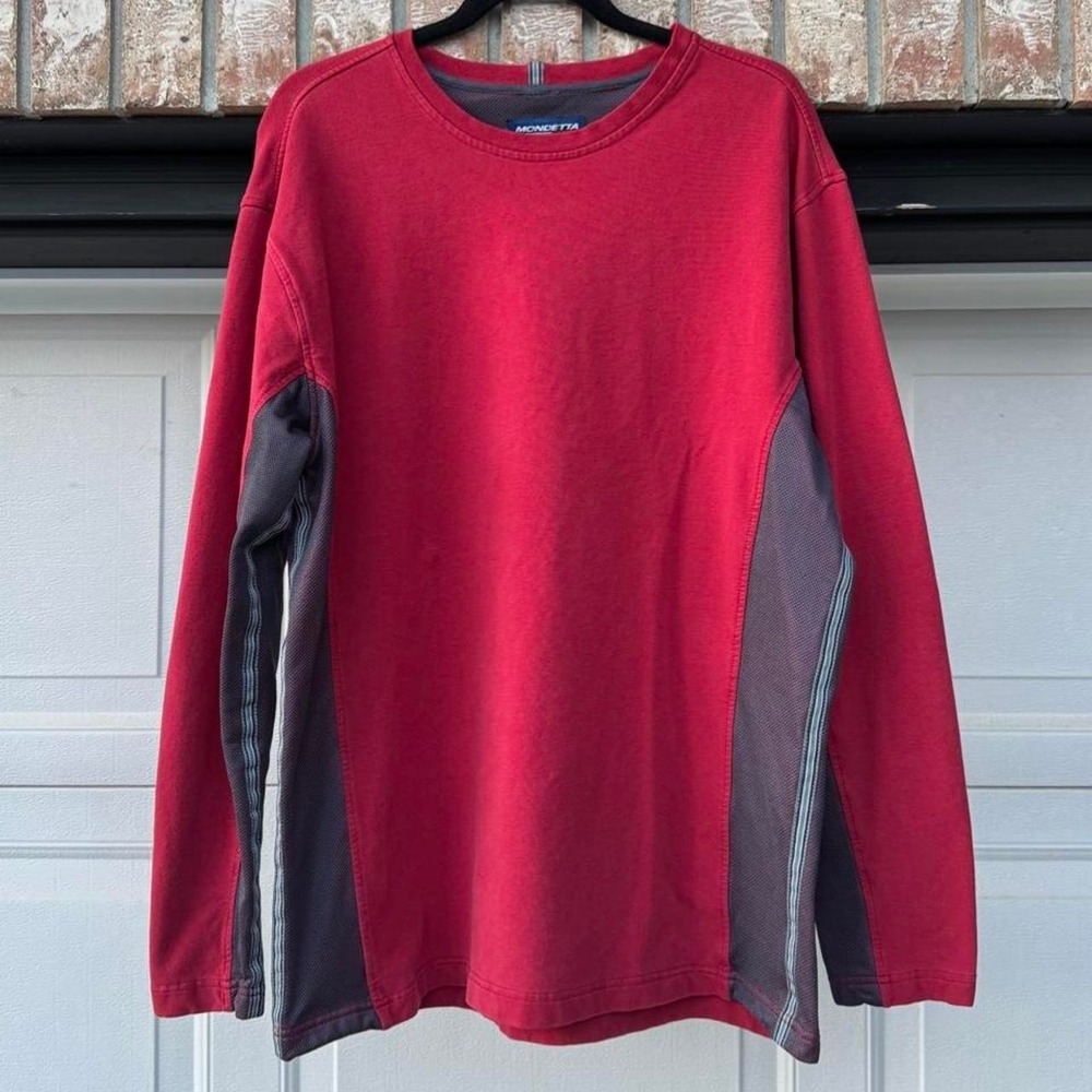 RED MONDETTA SPORT‎ VENT PANEL LONG SLEEVE